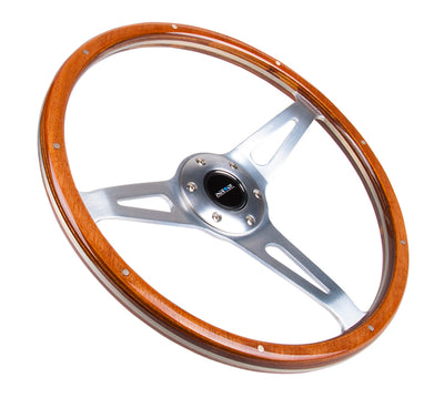 NRG Innovations - Steering Wheel - Vintage Wood Grain Steering Wheel - 2