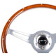 NRG Innovations - Steering Wheel - Vintage Wood Grain Steering Wheel - 3