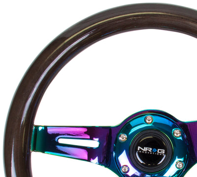 NRG Innovations - Steering Wheel - Colored Wood Series - 310mm Colored Wood - 2