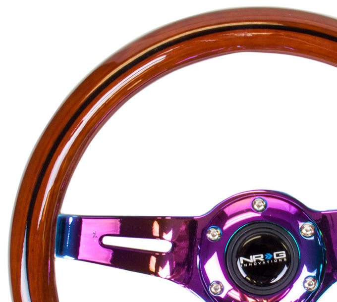 NRG Innovations - Steering Wheel - Colored Wood Series - 310mm Colored Wood - 2