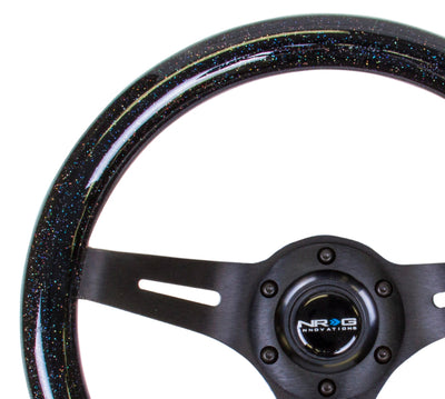 NRG Innovations - Steering Wheel - Colored Wood Series - 310mm Colored Wood - 2