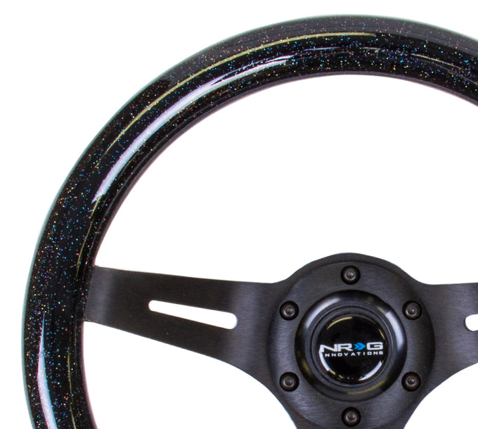 NRG Innovations - Steering Wheel - Colored Wood Series - 310mm Colored Wood - 2