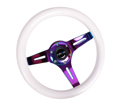 NRG Innovations - Steering Wheel - Colored Wood Series - 310mm Colored Wood - 2