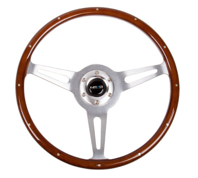 NRG Innovations - Steering Wheel - Vintage Wood Grain Steering Wheel - 1