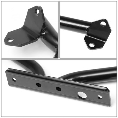 D-Motoring - Strut Bar - 1 Diameter - Front Upper - Chromoly Steel - 86-93 Ford Mustang 5.0L V8 - 3