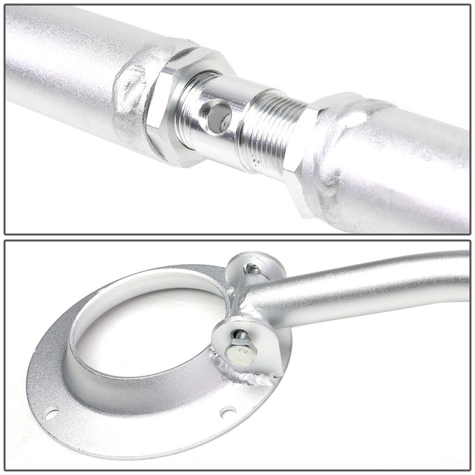 D-Motoring - Strut Bar - 30mm Diameter - Front - Stainless Steel - 93-98 VW Jetta/Golf Mk3 - 3