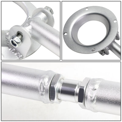 D-Motoring - Strut Bar - 30mm Diameter - Front - Stainless Steel - 93-98 VW Jetta/Golf Mk3 - 4
