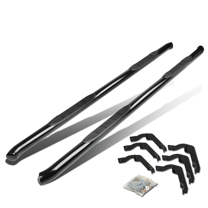 D-Motoring - Running Boards - 3 in. - Black - GMC Sierra Extended Cab / Chevy Silverado Extended Cab - 1