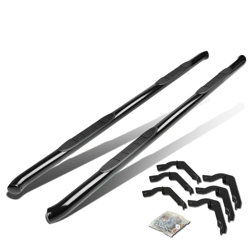 D-Motoring - Running Boards - 3 in. - Black - GMC Sierra Extended Cab / Chevy Silverado Extended Cab - 1