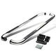 D-Motoring - Running Boards - 3 in. - Polished Stainless Steel - Silver - GMC Yukon XL 1500 / Chevy Avalanche 1500 / Suburban 1500 - 1