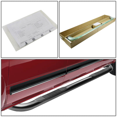 D-Motoring - Running Boards - 3 in. - Black - GMC Yukon XL 1500 / Chevy Avalanche 1500 / Suburban 1500 - 4
