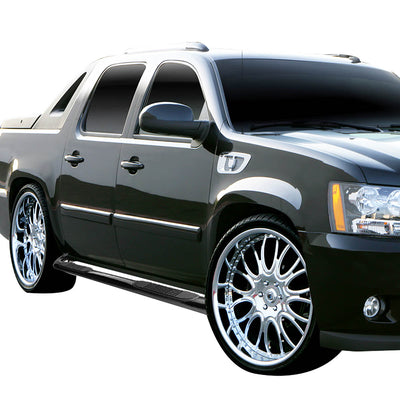 D-Motoring - Running Boards - 3 in. - Black - GMC Yukon XL 1500 / Chevy Avalanche 1500 / Suburban 1500 - 5