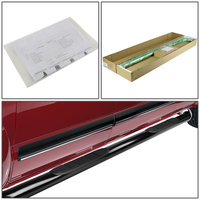 D-Motoring - Running Boards - 3 in. - Black - Chevy Colorado Extended Cab / GMC Canyon Extended Cab - 4
