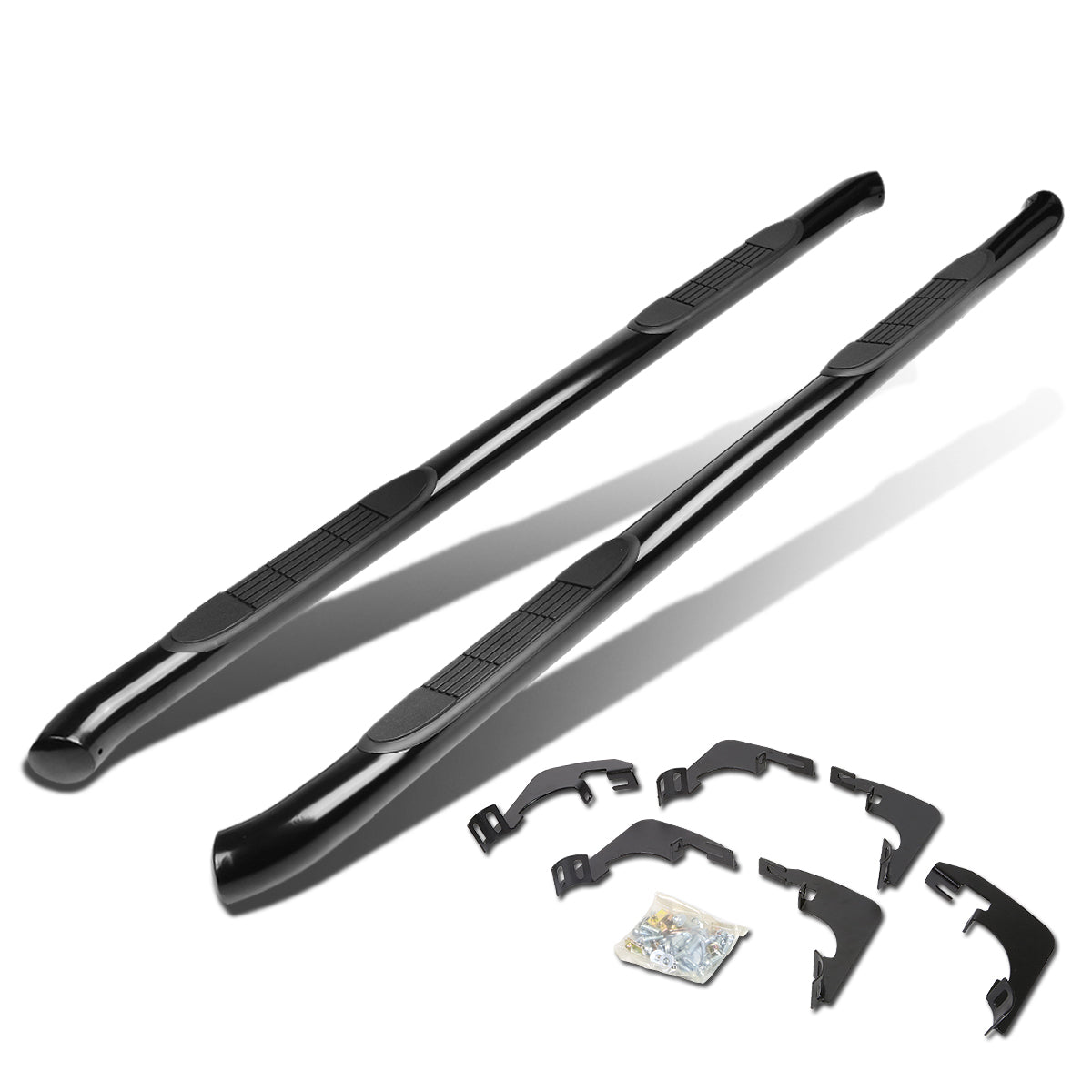D-Motoring - Running Boards - 3 in. - Black - 15-16 Chevy Colorado Crew Cab / GMC Canyon Crew Cab - 1