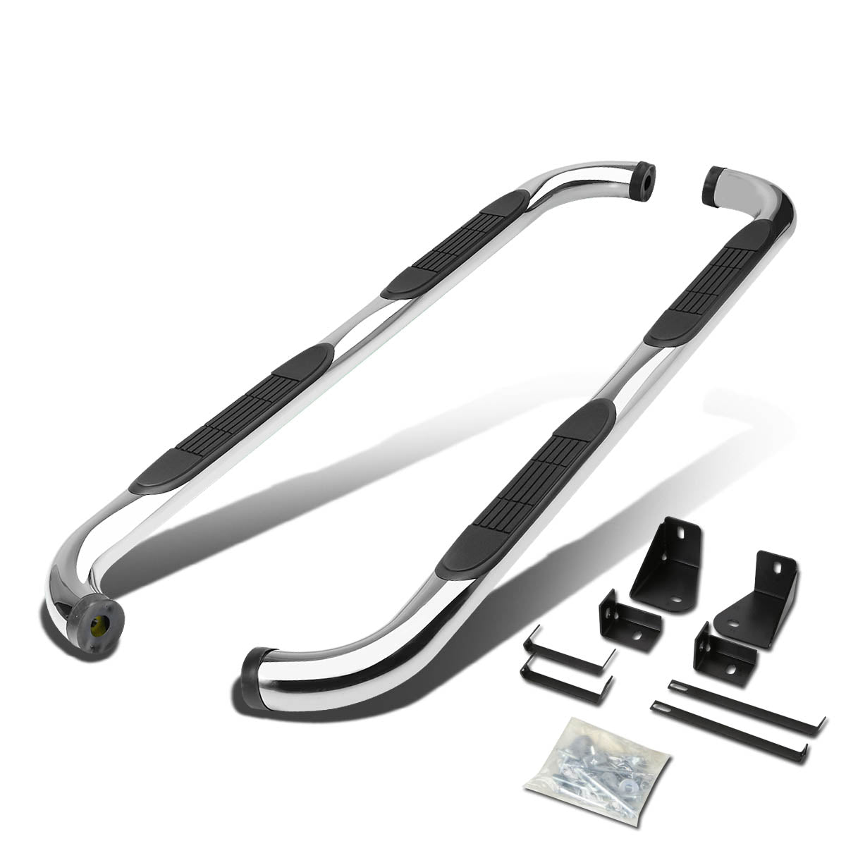 D-Motoring - Running Boards - 3 in. - Dodge Dakota Crew (Quad) Cab / RAM Dakota Crew (Quad) Cab - 1