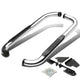 D-Motoring - Running Boards - 3 in. - Silver - RAM 1500 2500 3500 Standard Cab 2Dr / Dodge RAM 2500 3500 Standard Cab 2Dr - 1