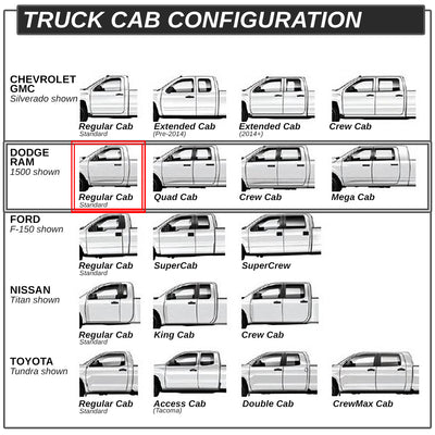 D-Motoring - Running Boards - 3 in. - Silver - RAM 1500 2500 3500 Standard Cab 2Dr / Dodge RAM 2500 3500 Standard Cab 2Dr - 5