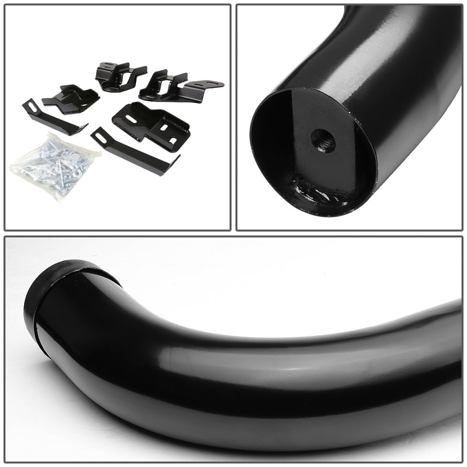 D-Motoring - Running Boards - 3 in. - Powder Coated Mild Steel - Black - RAM 1500 2500 3500 Standard Cab 2Dr / Dodge RAM 2500 3500 Standard Cab 2Dr - 3