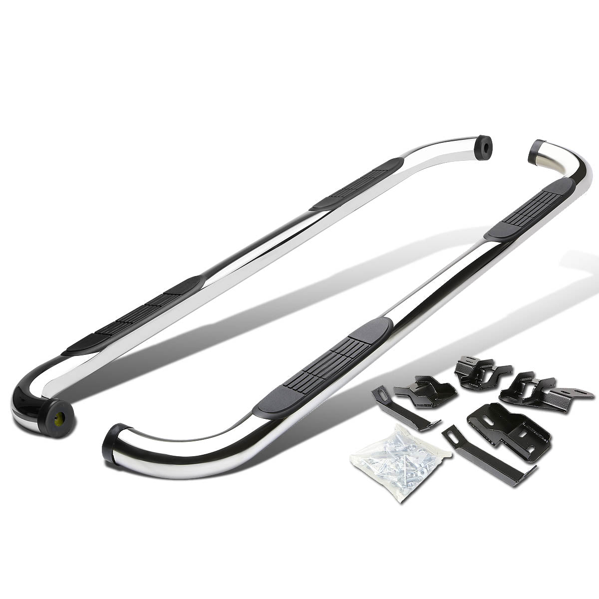D-Motoring - Running Boards - 3 in. - Dodge RAM 2500 3500 Crew Cab 4Dr / 1500 Crew Cab 4Dr - 1