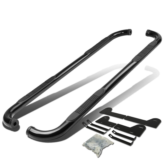 D-Motoring - Running Boards - 3 in. - Black - Dodge RAM 1500 / 2500 /3500 Crew (Quad) Cab - 1
