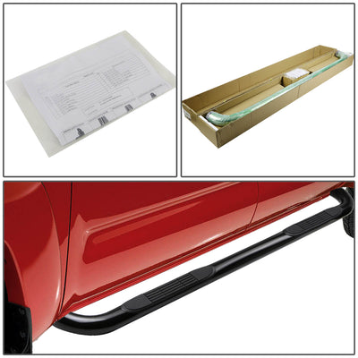 D-Motoring - Running Boards - 3 in. - Black - Dodge RAM 1500 / 2500 /3500 Crew (Quad) Cab - 4