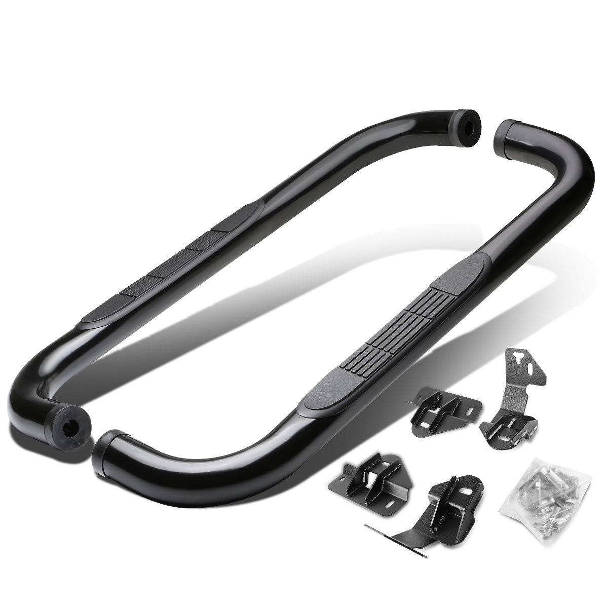 D-Motoring - Running Boards - 3 in. - Black - 09-14 Ford F-150 Standard Cab - 1