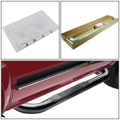 D-Motoring - Running Boards - 3 in. - Black - 09-14 Ford F-150 Standard Cab - 4
