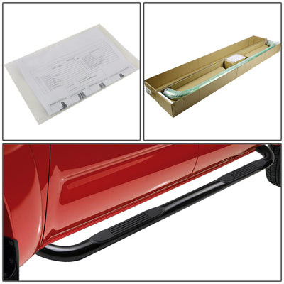 D-Motoring - Running Boards - 3 in. - Black - 09-14 Ford F-150 Extended SuperCab - 4