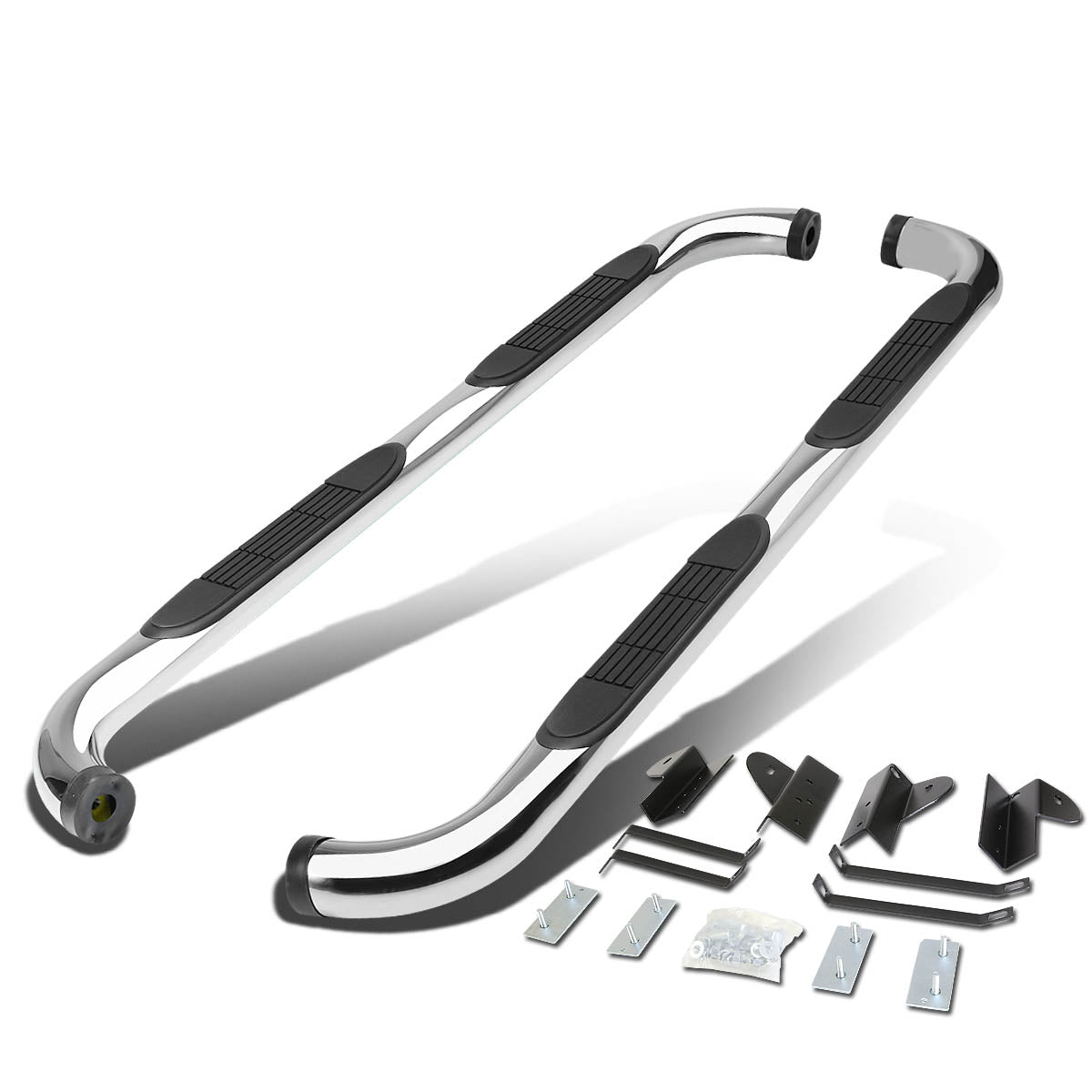 D-Motoring - Running Boards - 3 in. - 01-03 Ford F-150 Crew Cab (Super Crew) - 1