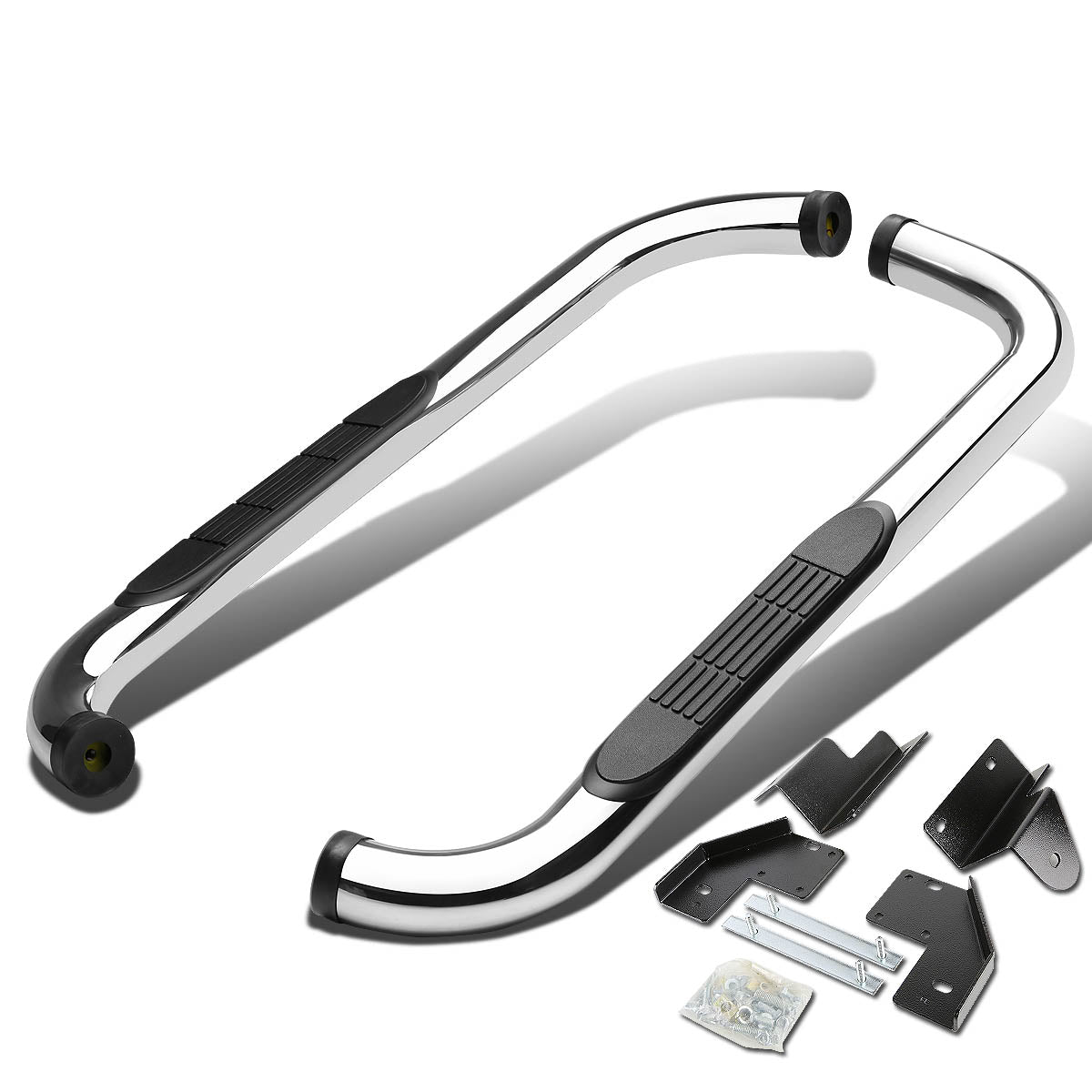 D-Motoring - Running Boards - 3 in. - Ford F-250 / F-350 / F-450 / F-550 SD Standard Cab - 1