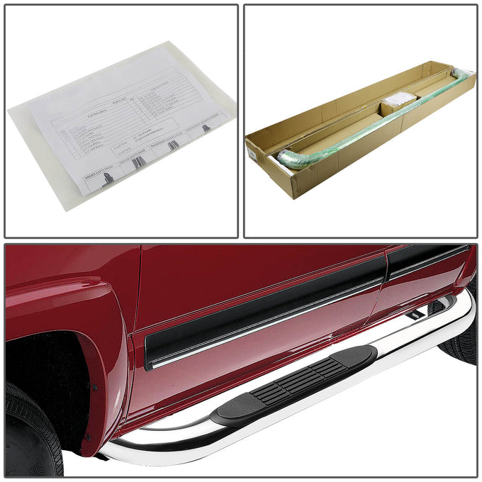 D-Motoring - Running Boards - 3 in. - Ford F-250 / F-350 / F-450 / F-550 SD Standard Cab - 4
