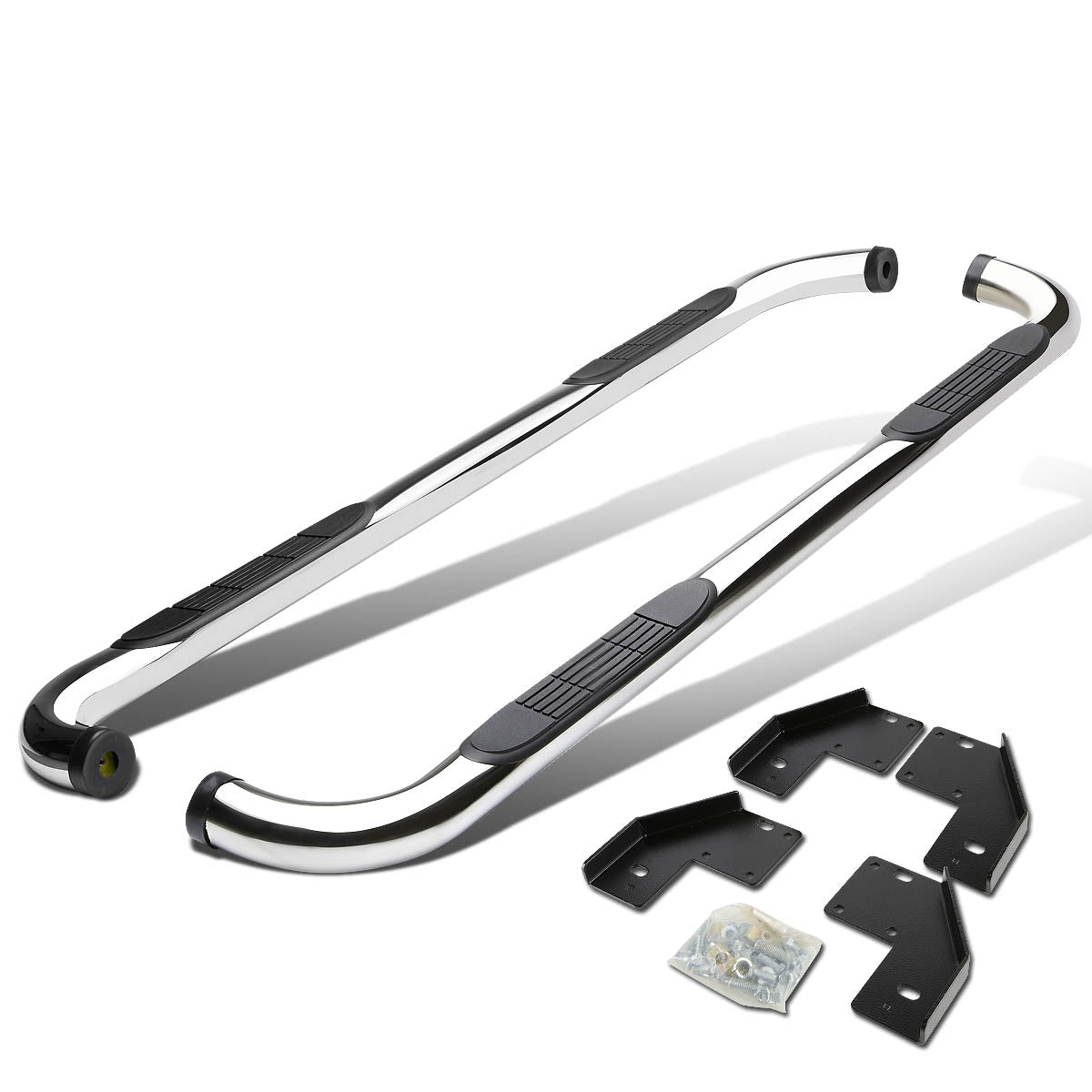 D-Motoring - Running Boards - 3 in. - Ford F-250 / F-350 / F-450 / F-550 SD Extended Cab - 1
