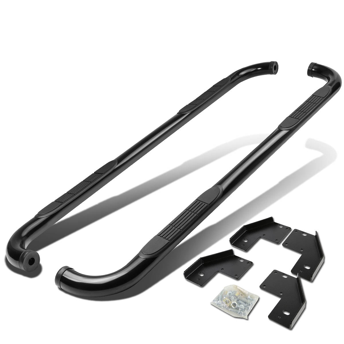 D-Motoring - Running Boards - 3 in. - Ford F-250 / F-350 / F-450 / F-550 SD Crew Cab (Super Crew) - 1
