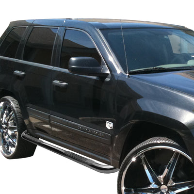 D-Motoring - Running Boards - 3 in. - Black - Jeep Commander / Grand Cherokee - 5