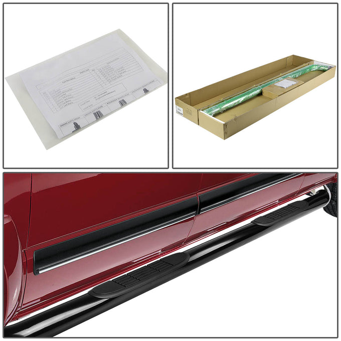 D-Motoring - Running Boards - 3 in. - Black - 07-13 Acura MDX - 4