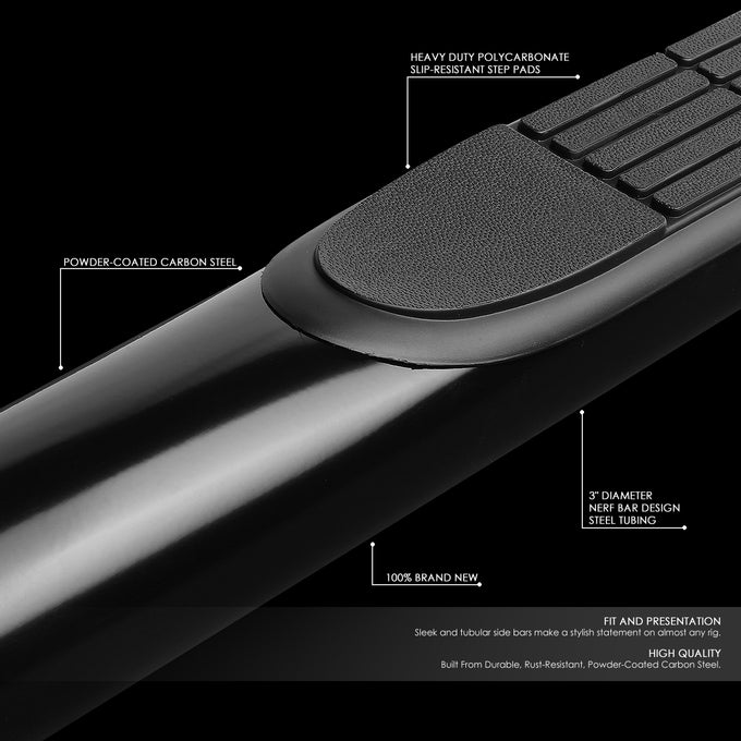 D-Motoring - 01-08 Acura MDX Honda Pilot Running Boards - Side Step - 3 in. - 2