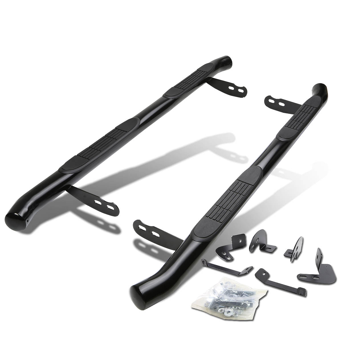 D-Motoring - Running Boards - 3 in. - Black - 01-07 Toyota Highlander - 1