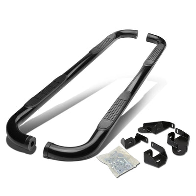 D-Motoring - Running Boards - 3 in. - Black - 01-04 Toyota Tacoma Double (Crew) Cab - 1
