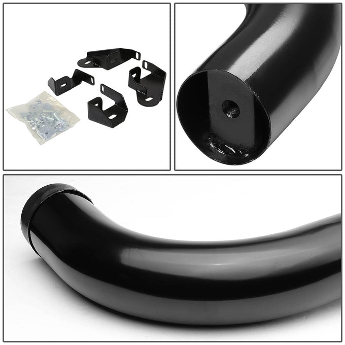 D-Motoring - Running Boards - 3 in. - Black - 01-04 Toyota Tacoma Double (Crew) Cab - 3