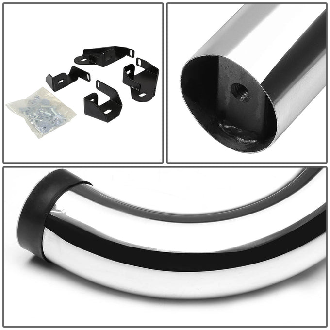 D-Motoring - Running Boards - 3 in. - 01-04 Toyota Tacoma Double (Crew) Cab - 3