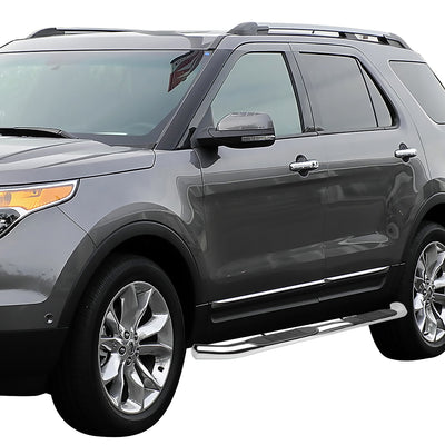 D-Motoring - Running Boards - 3 in. - Stainless - 11-14 Ford Explorer - 5