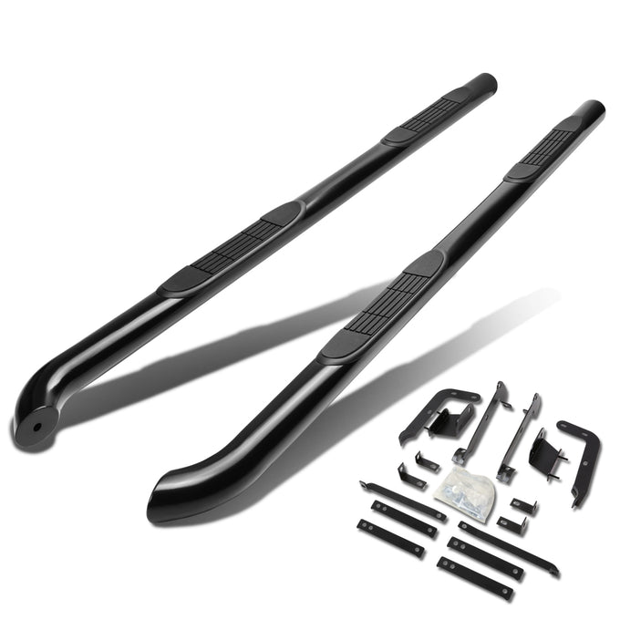 D-Motoring - Running Boards - 3 in. - Carbon Steel - 13-17 Nissan Pathfinder - 1