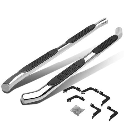 D-Motoring - Running Boards - 3 in. - Stainless - 05-16 Nissan Frontier Extended Cab - 1