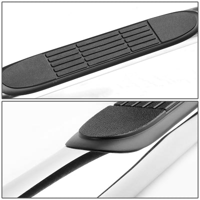 D-Motoring - Running Boards - 3 in. - Stainless - Mazda B2500 / B3000 / B3200 / B4000 4-Door Extended Cab / Ford Ranger 4-DoorExtended Cab - 2