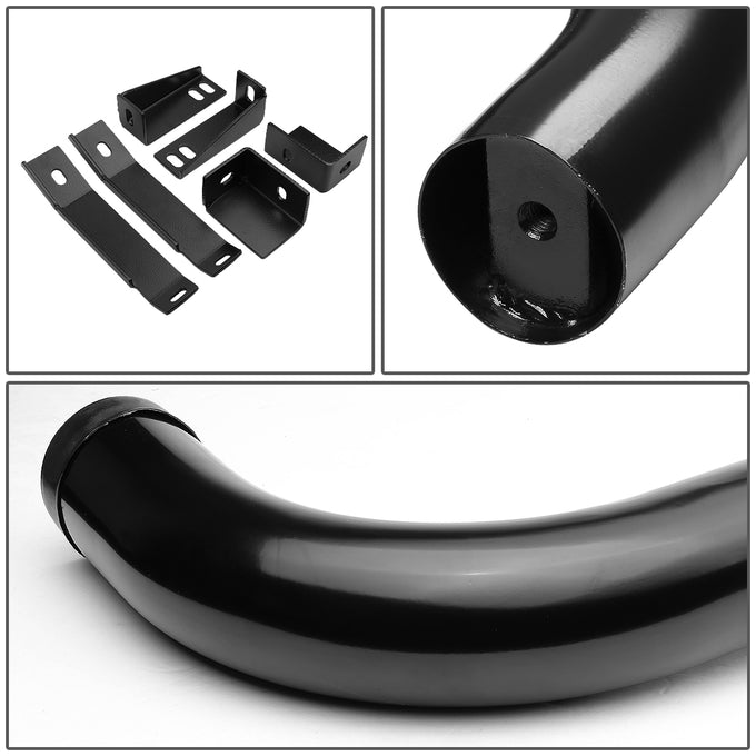 D-Motoring - Running Boards - 3 in. - Carbon Steel - GMC Sierra Crew Cab / Chevy Silverado Crew Cab - 3