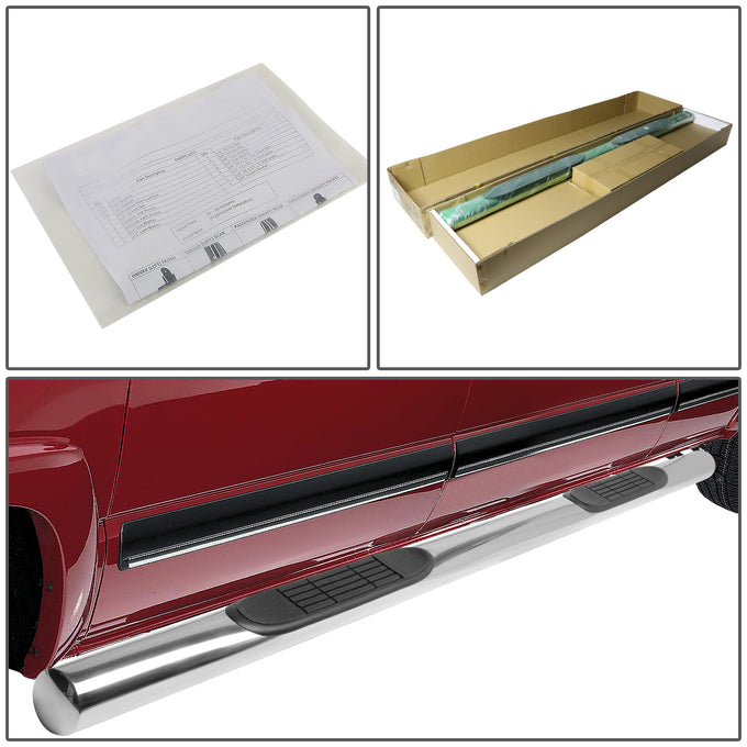D-Motoring - Running Boards - 3 in. - Pair - 15-18 Ford F-150 Crew Cab - 5