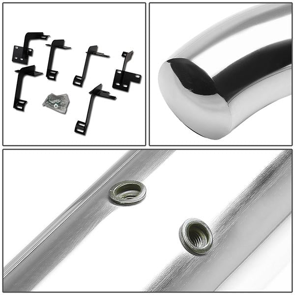 2019 Ram 1500 Crew Cab Running Boards - 3 in.  Round Tubing - Stainless Steel - 3
