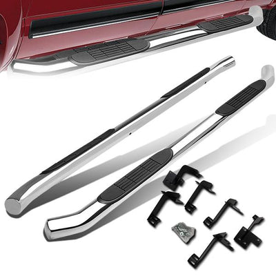 2019 Ram 1500 Crew Cab Running Boards - 3 in.  Round Tubing - Stainless Steel - 1