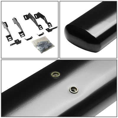 D-Motoring - Running Boards - 4 in. - Black - Oval - Chevy C1500 / C2500 / C3500 / K1500 / K2500 / K3500 - 3