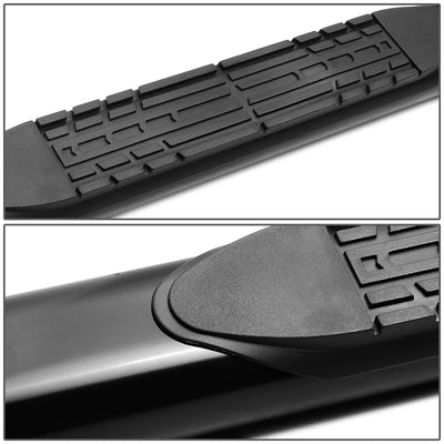 D-Motoring - Running Boards - 4 in. - Black - Oval - Chevy Silverado Crew Cab / GMC Sierra Crew Cab - 2